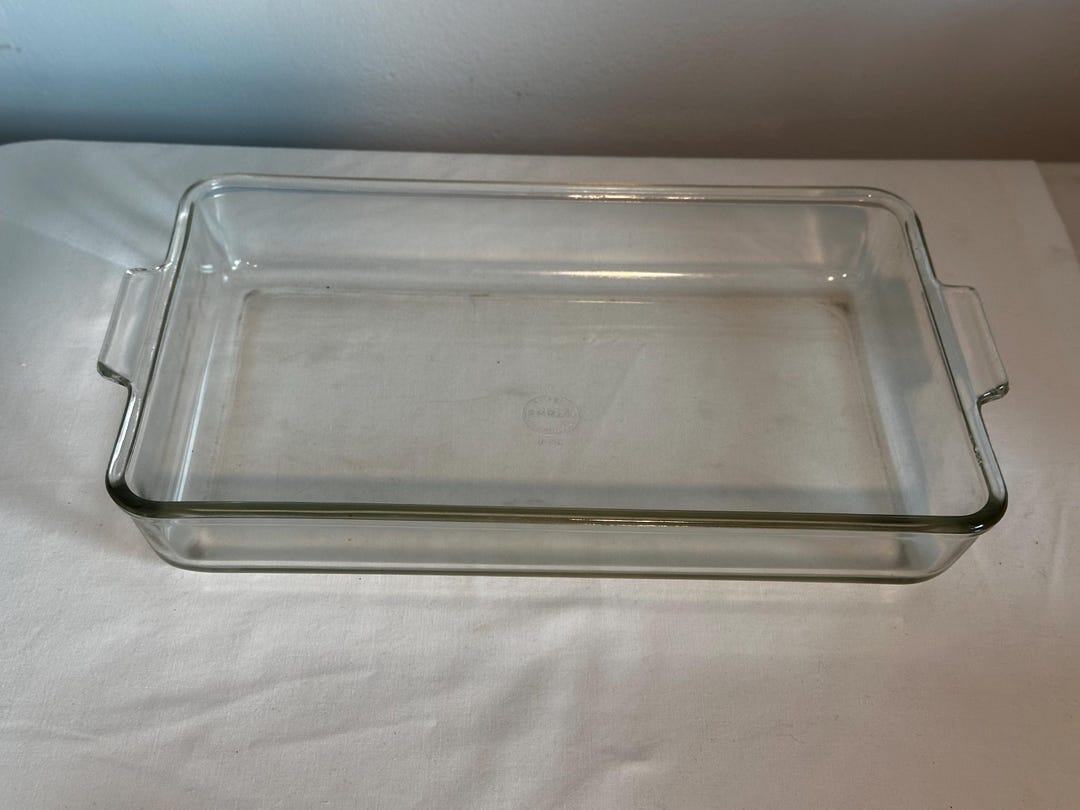 Vintage PYREX 232 F-E Clear Glass 2 Qt Casserole Baking Dish Home and ...