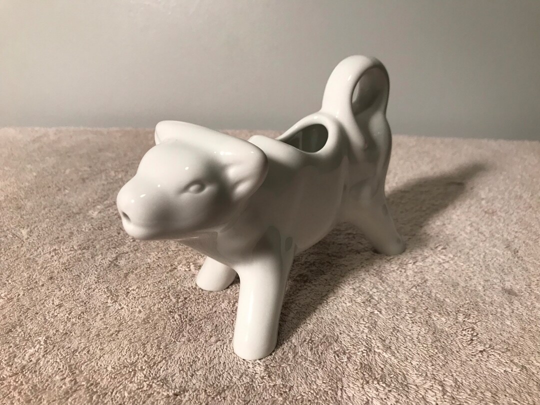 Ceramic Cow Creamer / Cereal Milk Pourer Etsy