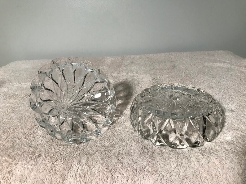 Vintage Crystal Glass Hersheys Kiss Candy Dish Etsy