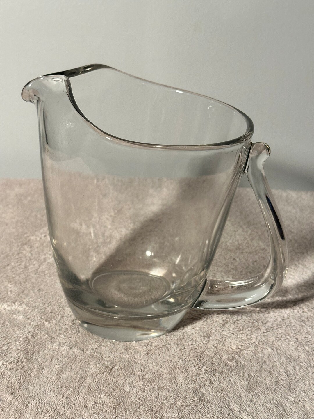 Large Vintage Fostoria Contour Clear 48 Oz Glass Pitcher Home and ...