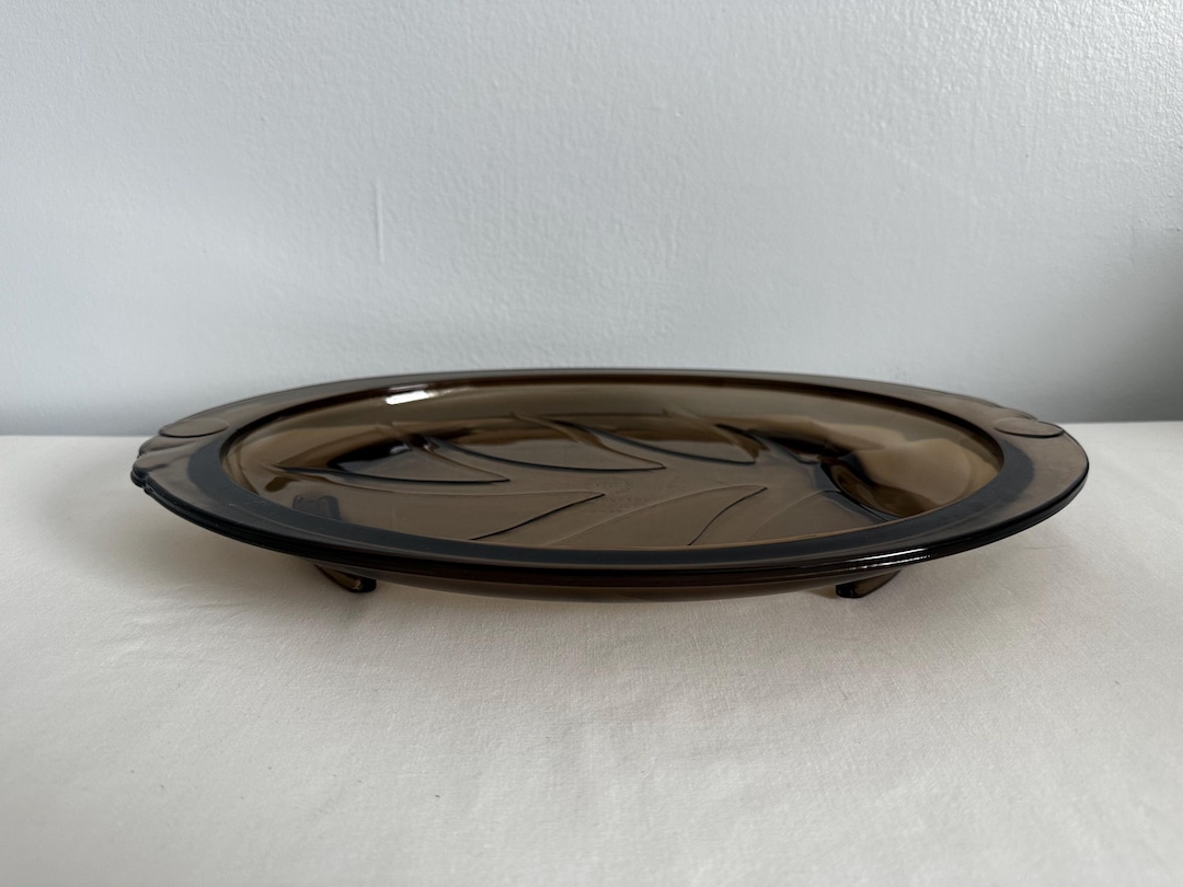 Vintage All Caps PYREX B - 38 Smoke Gray/ Brown Glass Tree of Life ...
