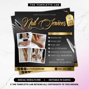 Plantillas de reserva de tecnología de uñas abiertas, plantillas de publicidad para empresas de tecnología de uñas, folletos de ofertas de tecnología de uñas, plantillas de folletos de servicios de uñas ofrecidos
