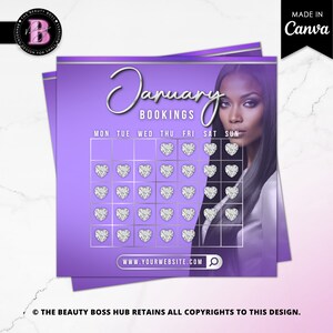 DIY Monthly Book Now Flyer, Book Now Flyer, Appointments Available Flyer, Booking Is Open Flyer, Nail, Makeup, Hairstylist, Hair, Lashes