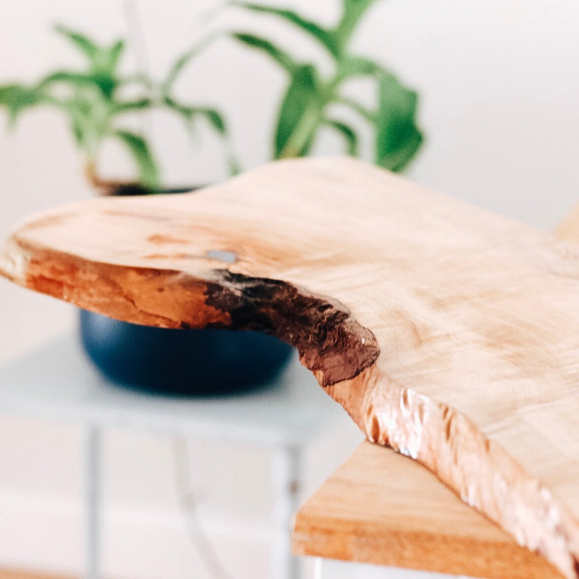 Live Edge Epoxy Resin Floating Shelf Entry way shelf shelf Etsy