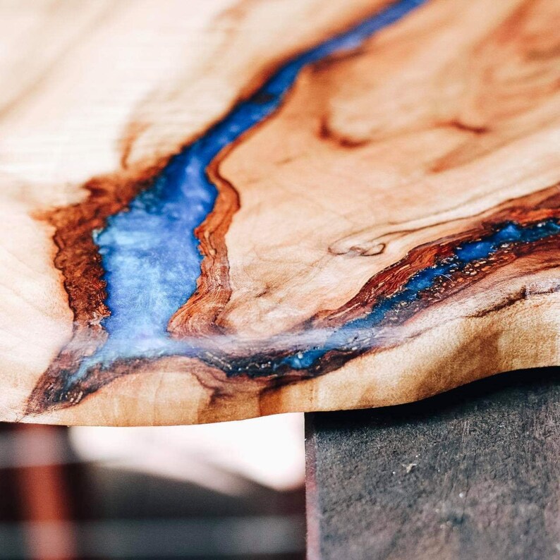 Live Edge Epoxy Resin Floating Shelf Entry way shelf shelf Etsy