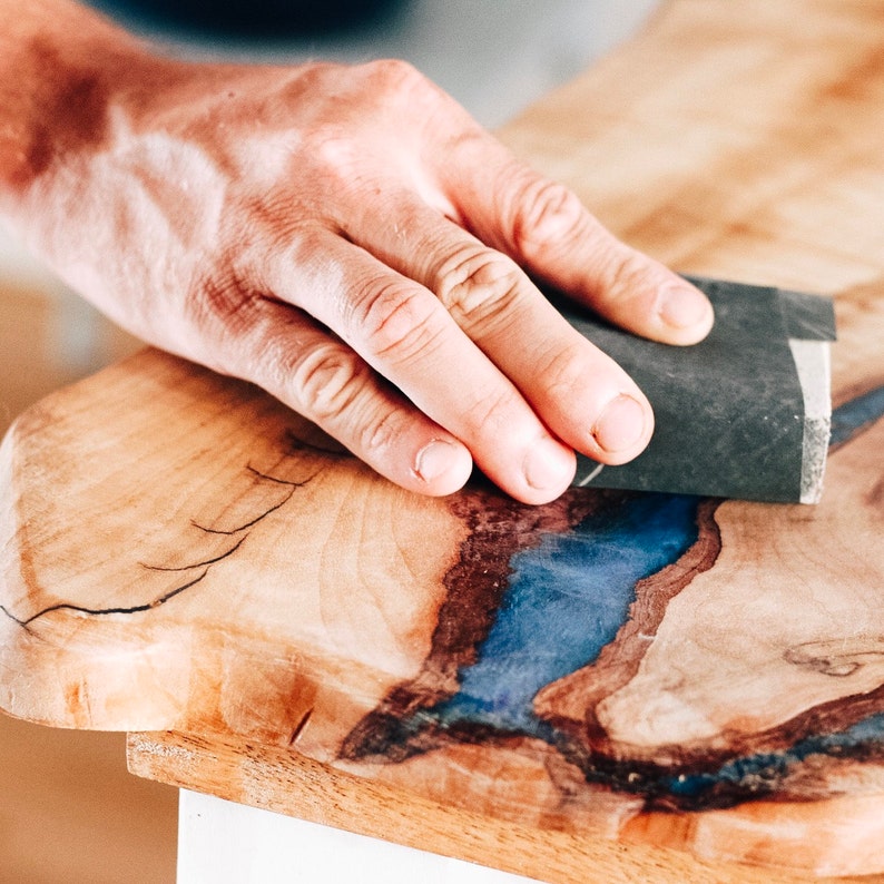 Live Edge Epoxy Resin Floating Shelf Entry way shelf shelf Etsy