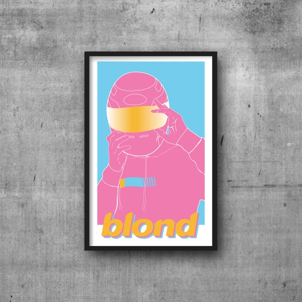 Frank Ocean Blonde Poster / Wall Art