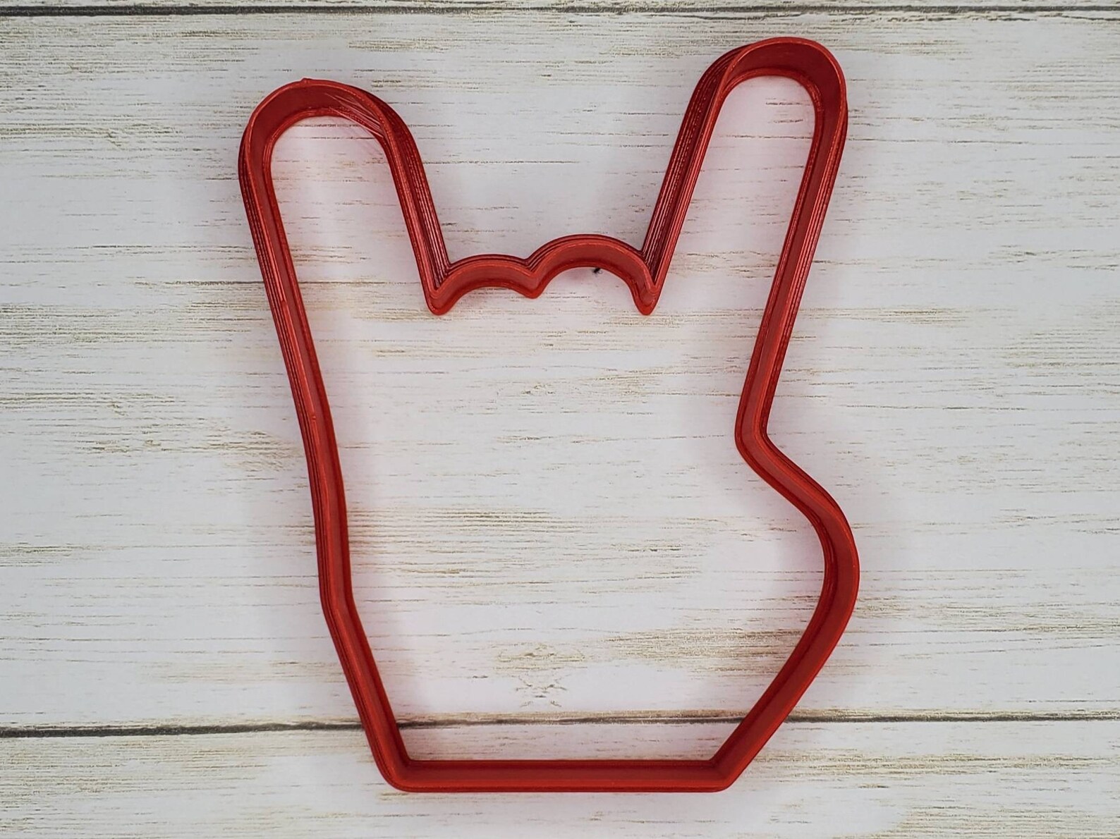Rock On Cookie Cutter Etsy