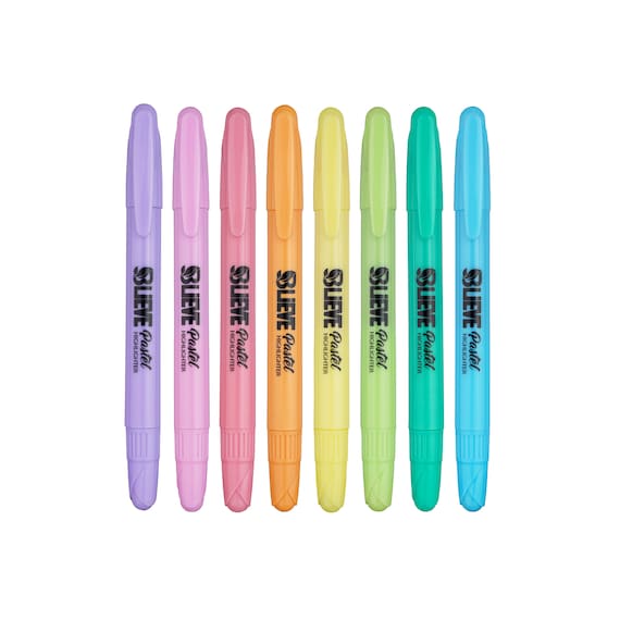BLIEVE Bible Pastel Highlighter Pack of 8, Gel Highlighters, Bible Safe  Journaling Supplies, Pens for Bible Pages, No Bleed, Bible Markers 