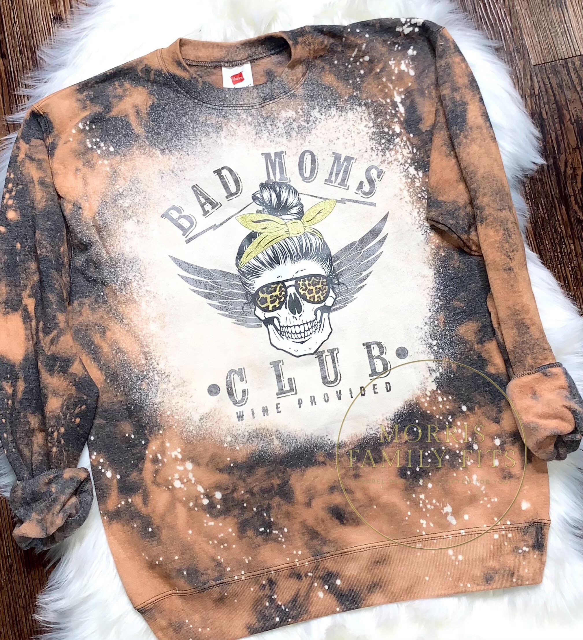 there's some hoes in this house bleached sweatshirt