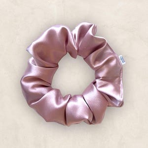 Blush Satin Scrunchie | Pink Satin Scrunchie | Cute Scrunchie | Hair Scrunchie | Gifts for her