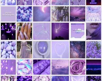 Purple Collage Kit | Etsy