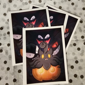 Ghost Pokemon Print - Etsy Ghost Pokemon Print - Etsy