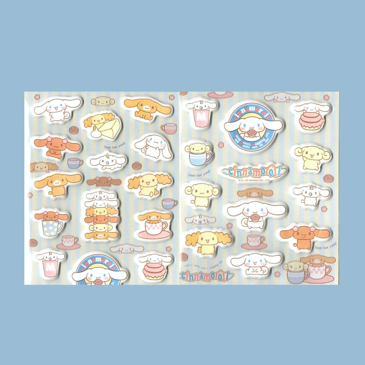 Cinnamoroll Sticker Puffy stickers Kawaii Puffy stickers 3D Etsy