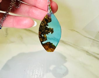 Teal Surfboard Pendant!