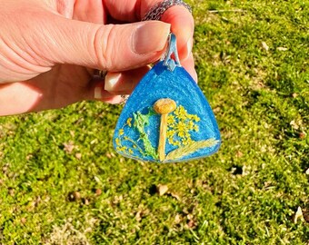 Blaue Pilze Terrarium