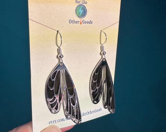 Black and Silver Wings
