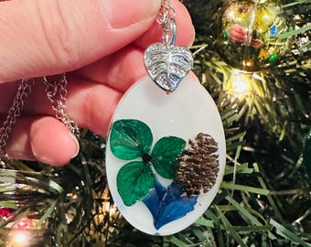 Blue and Green Garden Pendant!