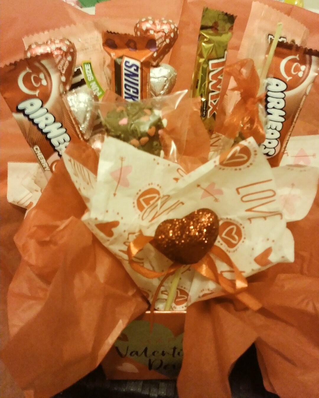 Valentines Day Candy Bouquet Etsy