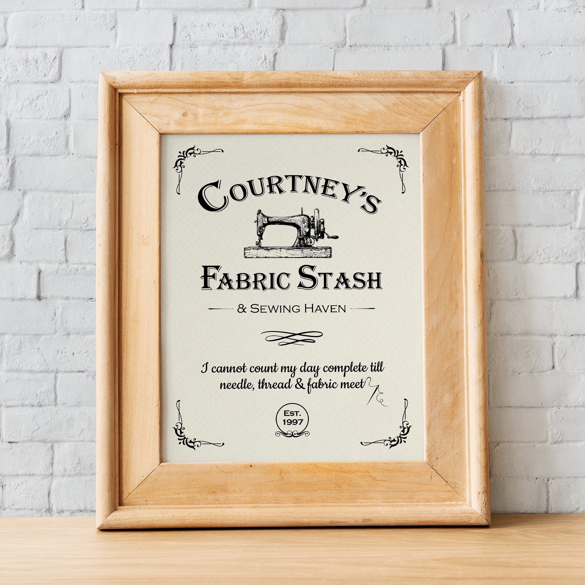 Cartello In Metallo Vintage Homely Accents Per Stanza Da Cucito - Poster Tabella Misure E Strumenti, 30x40cm