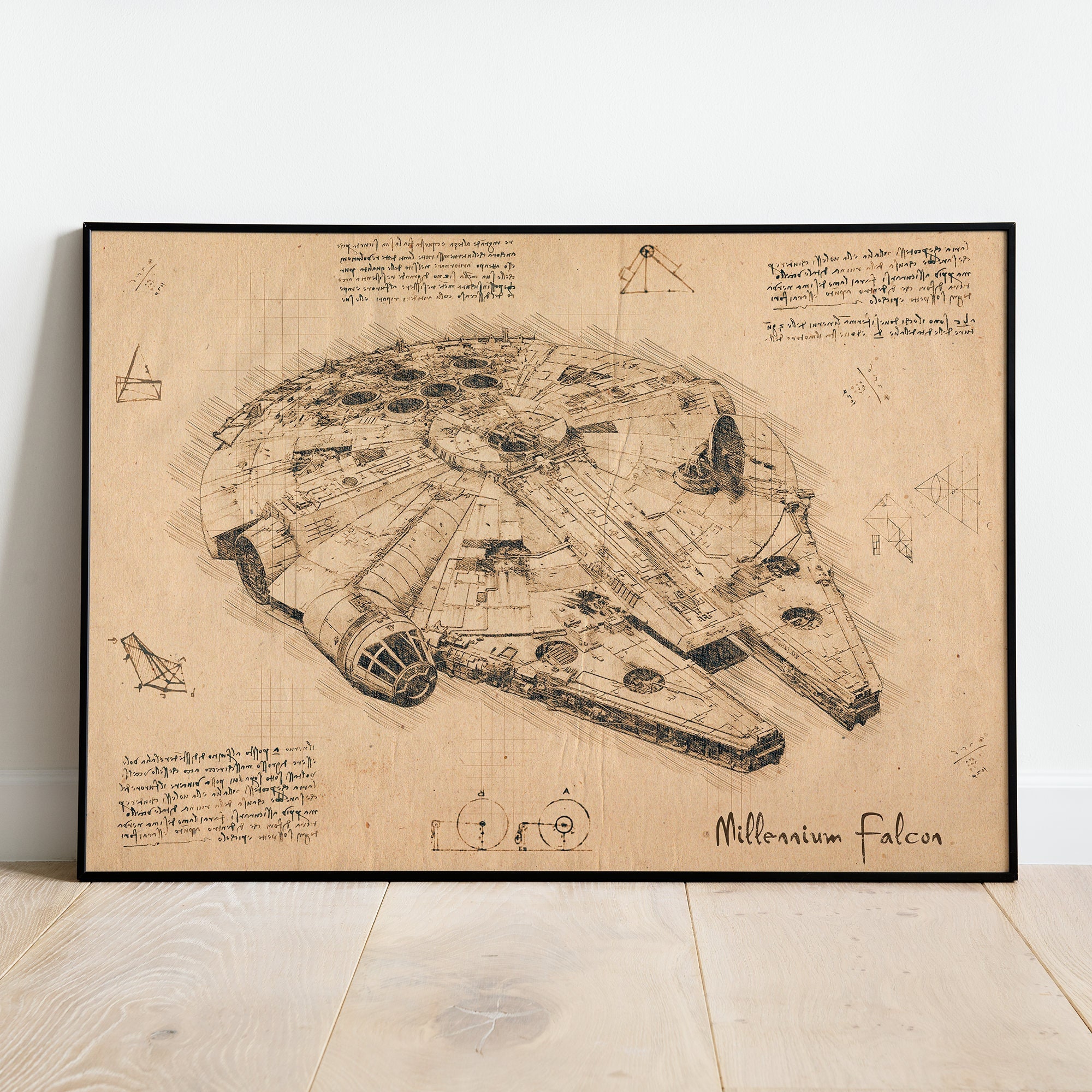 Star Wars Millennium Falcon Starship - Diamond Painting