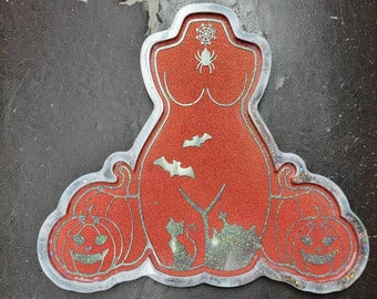 Haunted Escapades-- Handmade Resin Ring Dish