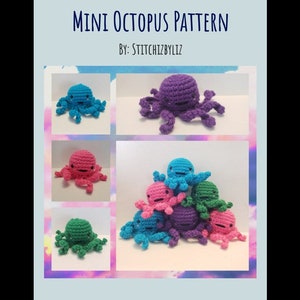 PDF Octopus Crochet Pattern Amigurumi DIY Tutorial