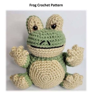 PDF Crochet Frog amigurumi pattern, file, diy