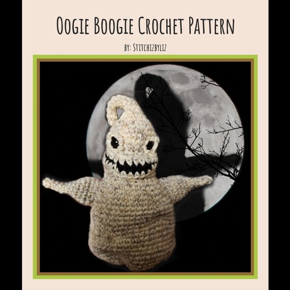 PDF Oogie Boogie Man Crochet Pattern Amigurumi Tutorial Diy Etsy