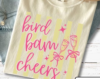 Mahjong Bird Bam Cheers Shirt, Mahjong Lover Tee Comfort Colors® Game Night Tee, Mahj Player Shirt, Mahj Club Preppy Host Gift