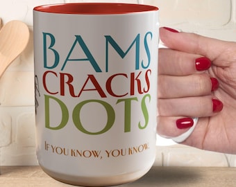 Personalized Mahjong Ceramic Mug, Funny Mahjong Lover Gift