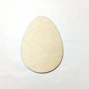 Easter Egg, Multiple Sizes, Laser Cut, Holiday Wooden Cutouts, DIY Decorations, Cutout Shapes, Craft Supplies, Unfinished Wood
