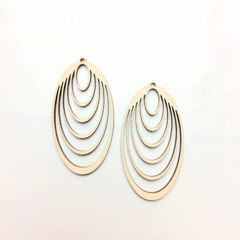 12 Piece Variety Pack Earring Blanks DIY Wood Earring Blanks Etsy