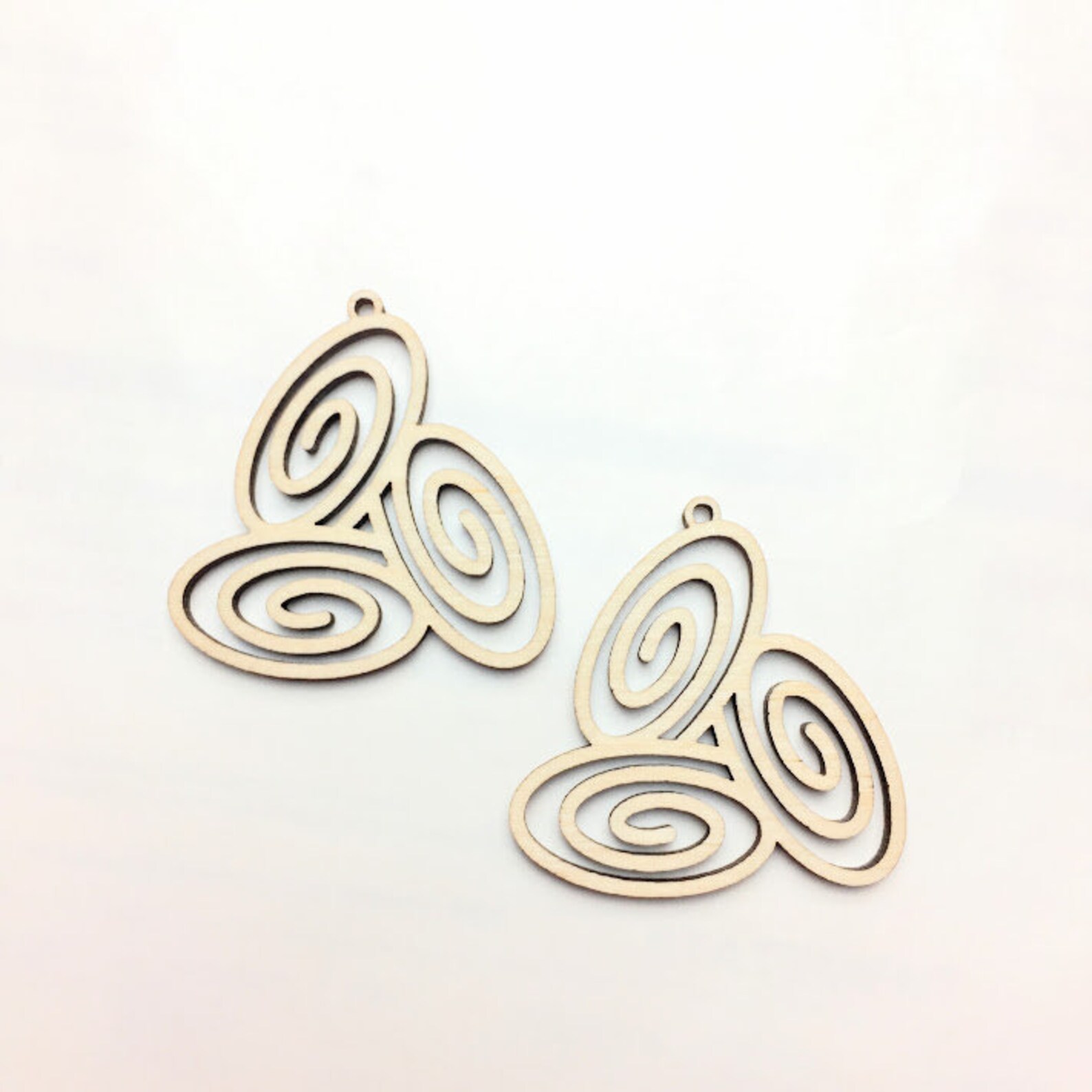 12 Piece Variety Pack Earring Blanks DIY Wood Earring Blanks Etsy