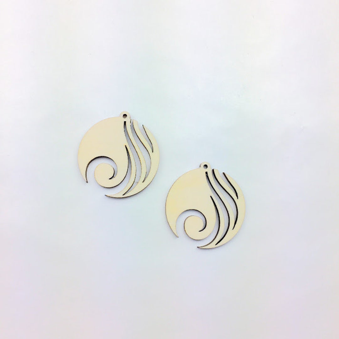 Earring Blanks DIY Wood Earring Blanks DIY Craft Earrings Laser Cut Wood  Earrings Unfinished Wood Jewelry Blanks
