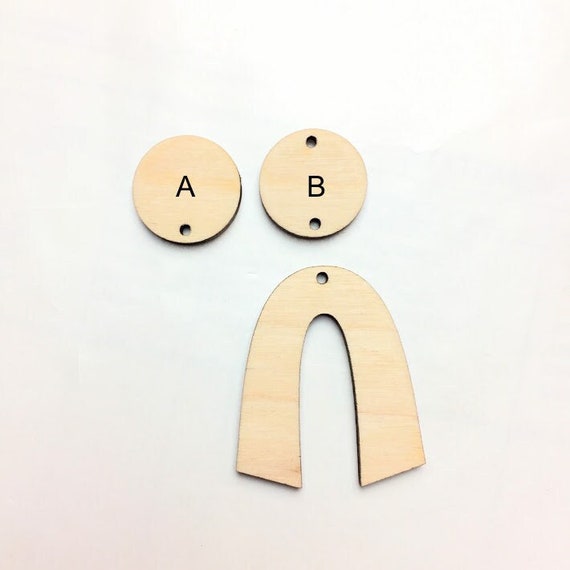 Earring Blanks DIY Wood Earring Blanks DIY Craft Earrings Laser Cut Wood  Earrings Unfinished Wood Jewelry Blanks