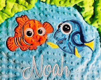 Nemo Baby Blanket Etsy