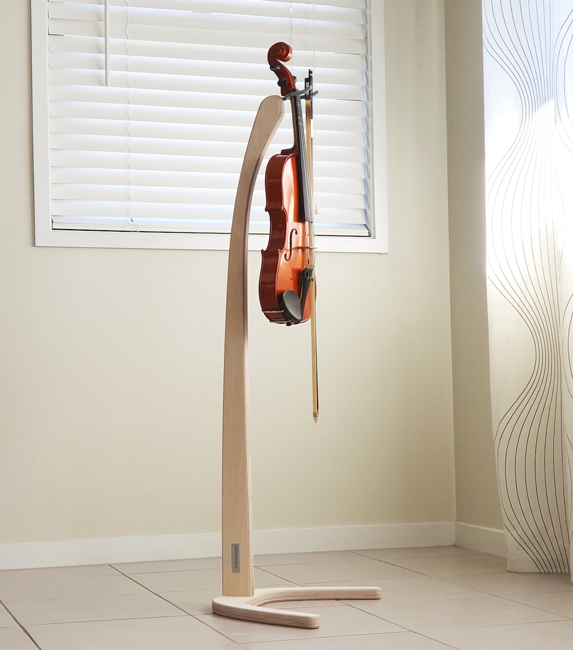 Violin Stand Wooden Etsy Australia