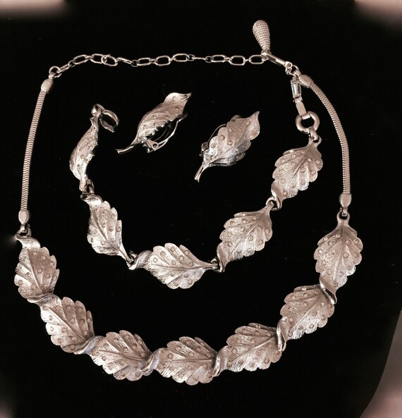 Pennino Silver Paste Jewelry Set 1960's