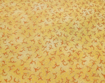 yellow cotton fabric, yellow quilting fabric, yellow quilt fabric, cotton quilting fabric, small scale yellow fabric, yellow sun fabric 006