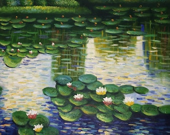 Lily Pad Painting Etsy