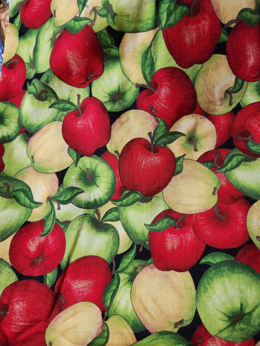 Vintage Fruit Fabric Cotton Fruit Fabric Vintage Cotton Etsy