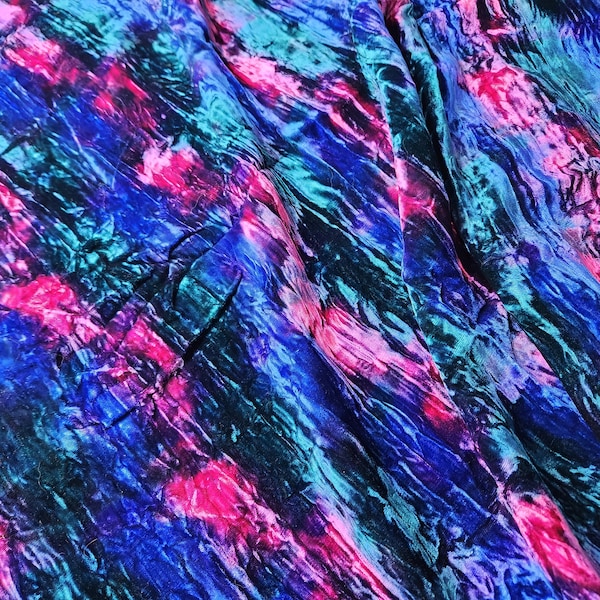 vintage crushed velvet fabric, blue crushed velvet fabric, pink crushed velvet fabric, purple crushed velvet fabric, dark velvet fabric, vtg