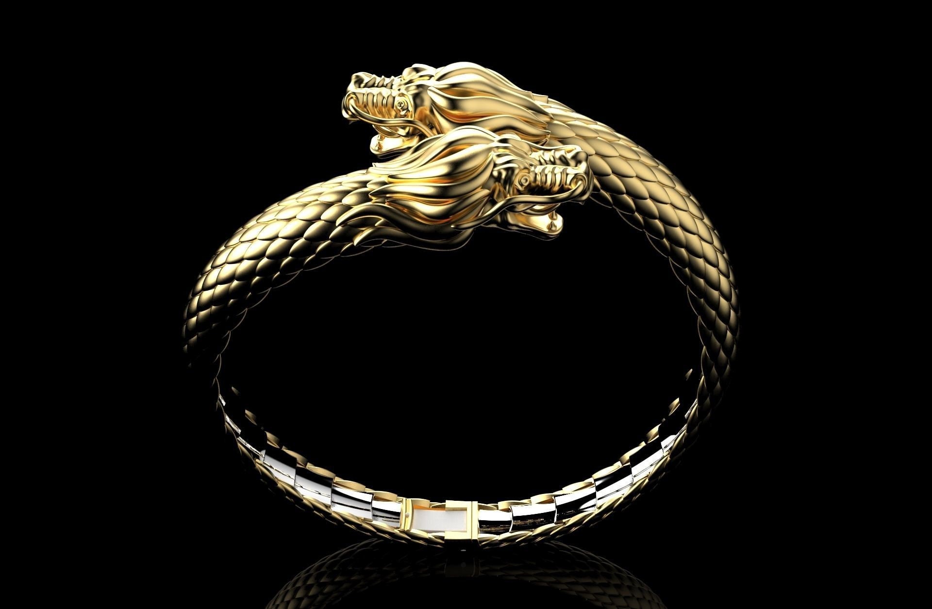 Dragon Bracelet bracelet Bracelets for Women Gold Plated Etsy