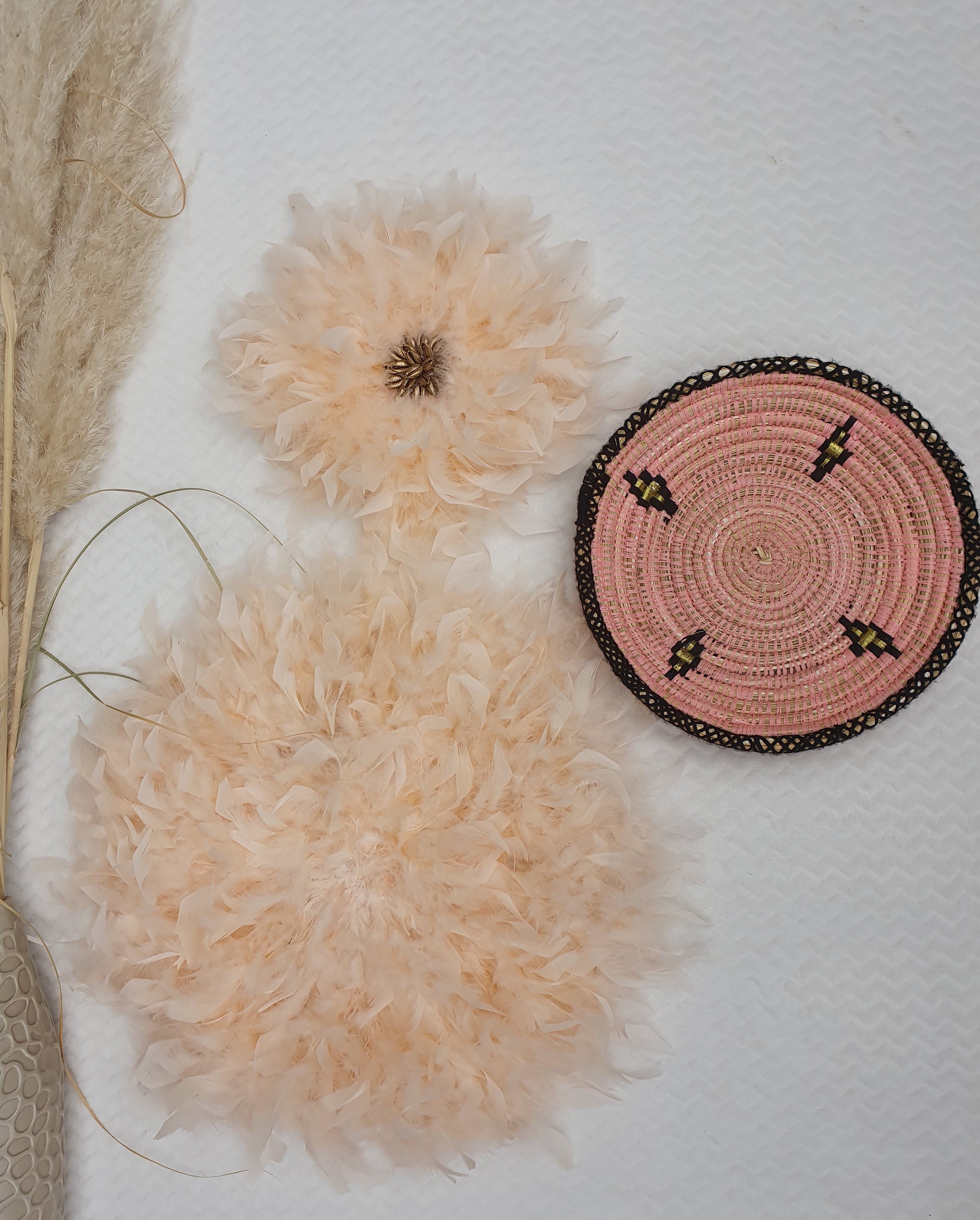 Trio Juju Hat et Plateau Mural Fait Main