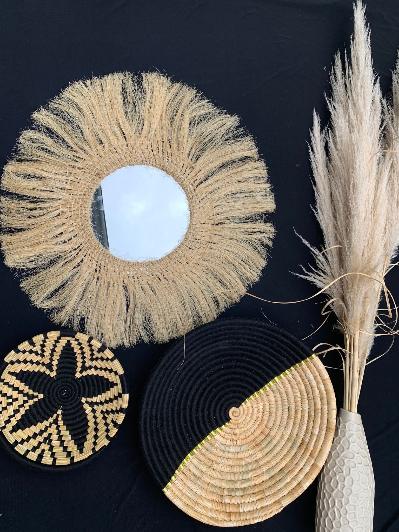 Composition Murale Plateaux Fait Main