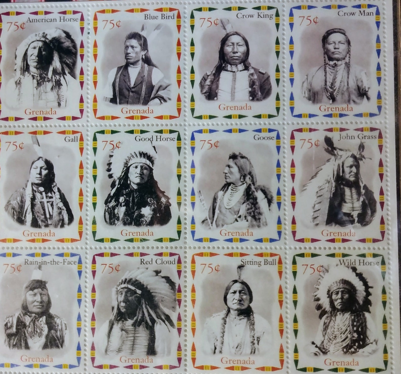 14 cent indian chief stamp