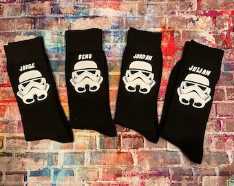 Galactic Groomsmen Socks