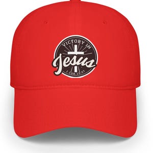 Victory in Jesus Baseball Cap-Christian Hats