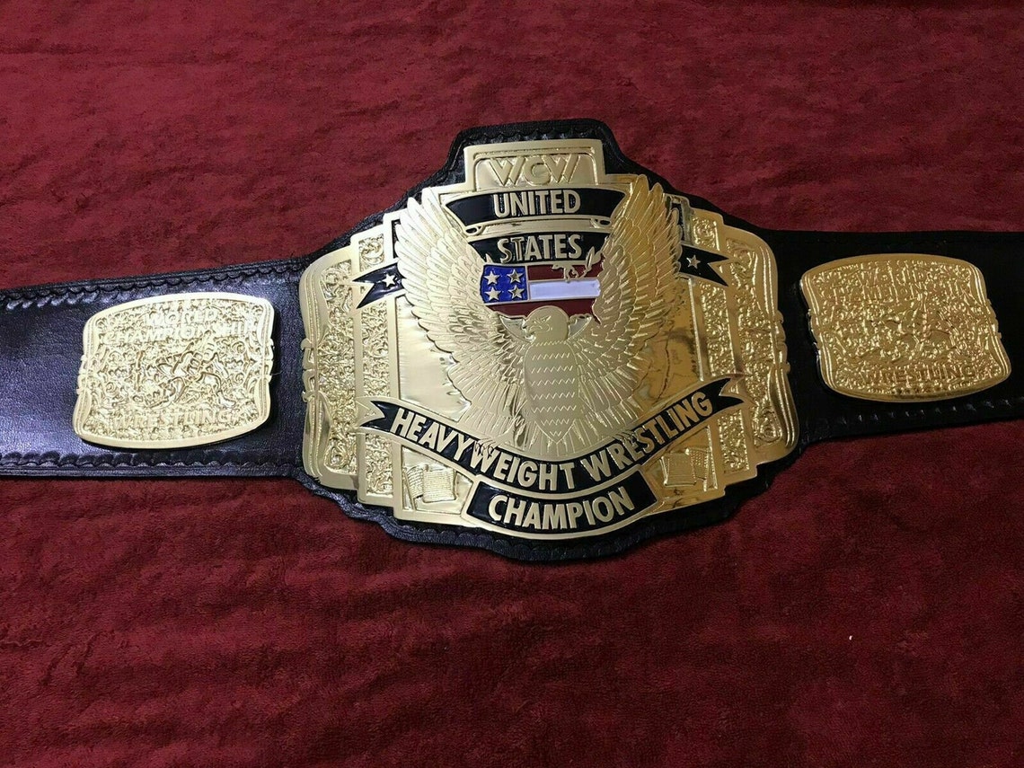 Wcw united states us championship belt replica high quality | Etsy